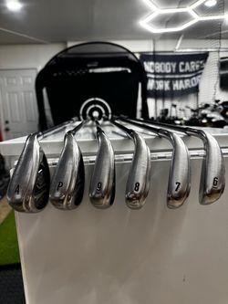 🔥 CALLAWAY ROGUE X IRONS – GRAPHITE REGULAR FLEX – CLEAN SET! 🔥