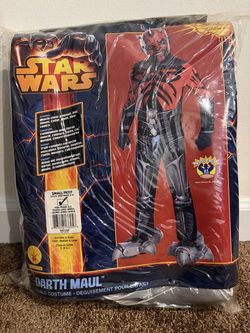 Halloween Costume – Star Wars Darth Maul (Child Small 3-4 Yr) - LIKE NEW