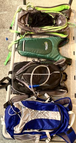 High Sierra, Bass Pro Shops Eclipse, Quest, and Ultimate Direction Hydration Packs MAKE ME AN OFFER
