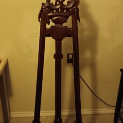 Antique Victorian Solid Mahogany Wood Easel