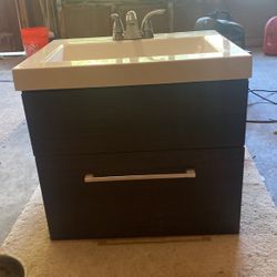 Floating  Bathroom Sink & Vanity 