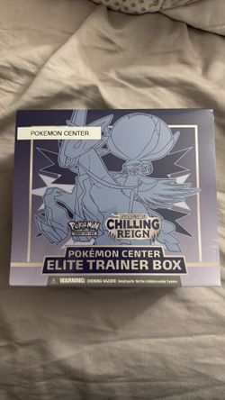 Factory Sealed Chilling Reign Pokemon Center ETB