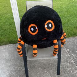 Large stuffed spider