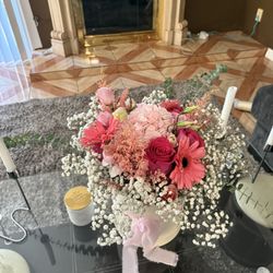 Large handmade flower box — about 40–45 cm tall (16–18 inches) and 35–40 cm wide (14–16 inches).