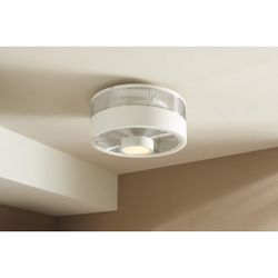 Harbor Breeze Hive Series 18-in White Indoor Flush Mount Ceiling Fan with Light (Perfect For Tight Spaces)