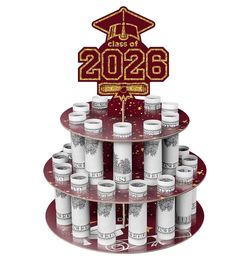 Graduation money cake