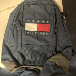 Tommy Hilfiger backpack - navy with flag patch
