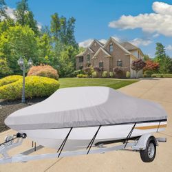 17'-19' Heavy Duty Waterproof Tarp Boat Cover