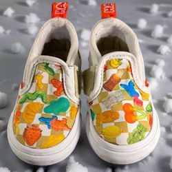 Vans x Haribo Collaboration Toddler Gummy Bear Shoes 5T Authentic Slip On EUC