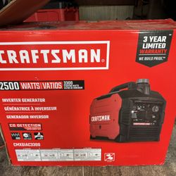 Craftsman 2500 Watt Generator 