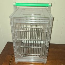 Large Hard Plastic  Bird Transport Cage Thumbnail