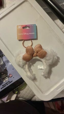 Tokyo Disney Resort Keychain Ears 40th Anniversary