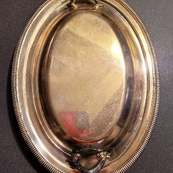 Vintage Siler Plate Wm Rogers Food Dish
