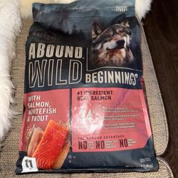 ABOUND® Wild Beginnings All Life Stages Dry Dog Food Salmon Whitefish & Trout