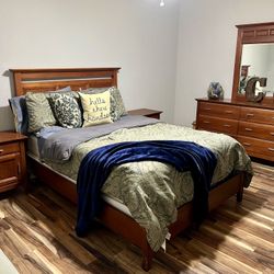 Full Bedroom Set With Mattress 