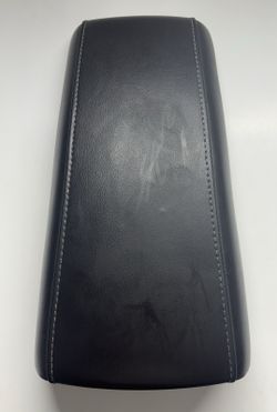 2012 2013 2014 Ford Edge Armrest / Center Console Lid Black Leather White Stitch