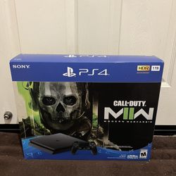 Sony Playstation 4 Slim PS4 1TB Call of Duty MW2 Console New