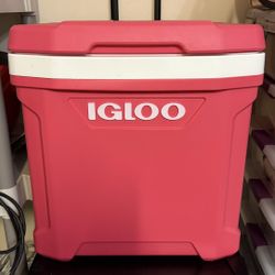 Pink Igloo cooler