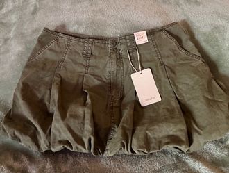 Witty Fox Bubble Utility Skirt Size 13/31