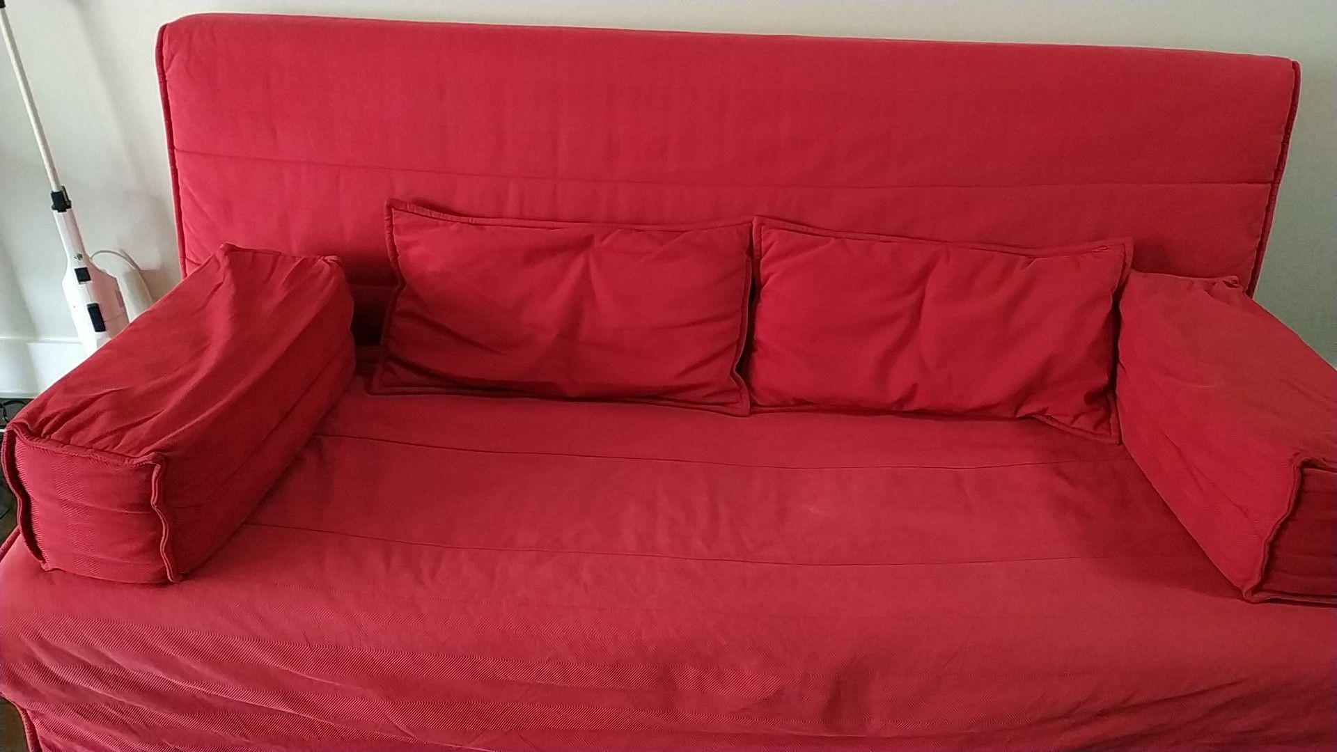 $200 futon with mattress,cover ,cusions excellent condition
