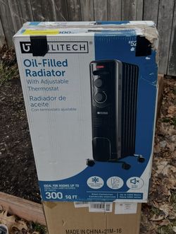VILITECH Oil-Filled Radiator w/ Adjustable Thermostat