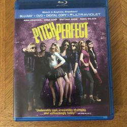 Pitch Perfect Blu Ray DVD musical Anna Kendrick Rebel Wilson Brittany Snow movie