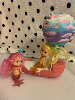 Mermaids And Boat