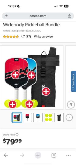 SLK Prime 2.0 Pickleball Set – Brand New (2 Paddles, Balls & Bag)
