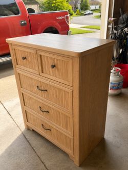 Solid Wood Dresser | Warm Natural Oak Finish