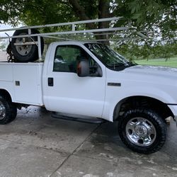 Utility Work Truck & Hydraulic Trailer
