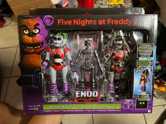 Jazwares Five Nights At Freddy’s Endo Series Wave 3 Roxanne Wolf / Shattered New