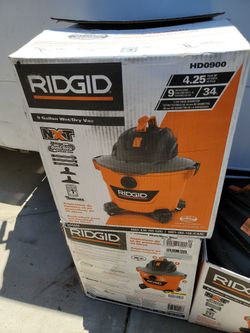 Rigid 9 gal wet/dry vac