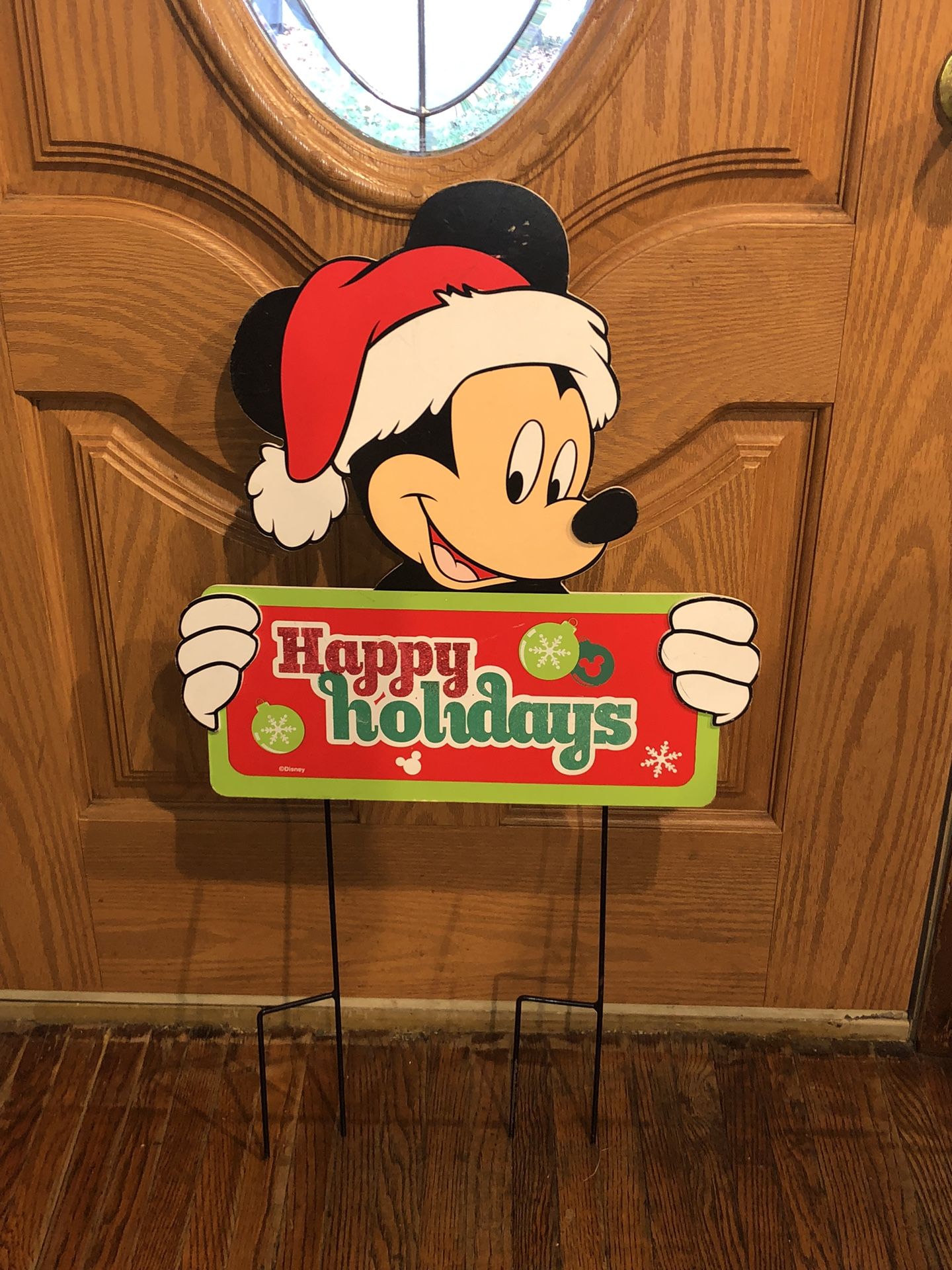 Mickey Happy Holidays Sign