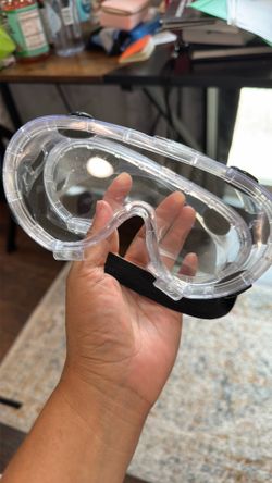 Clear Safety Goggles with Elastic Strap