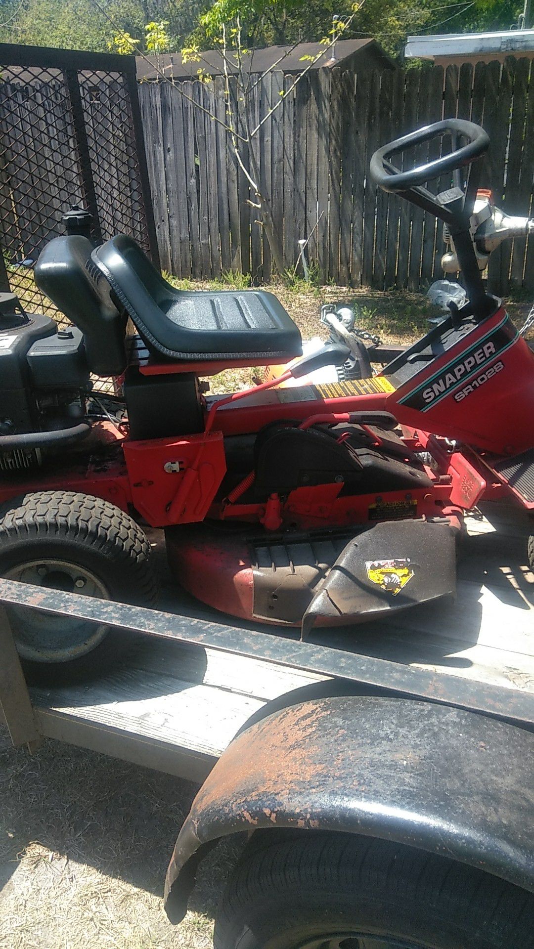 Snapper Riding Lawn Mower