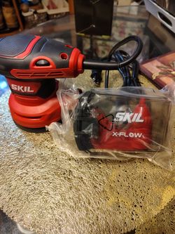 SKIL 5"  red random orbital sander
