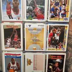 Vintage basketball cards Michael Jordan