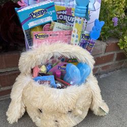 Super Soft Bunny Basket Peeps Themed 