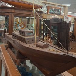 BIG HAND CRAFTED WOODEN BOAT
