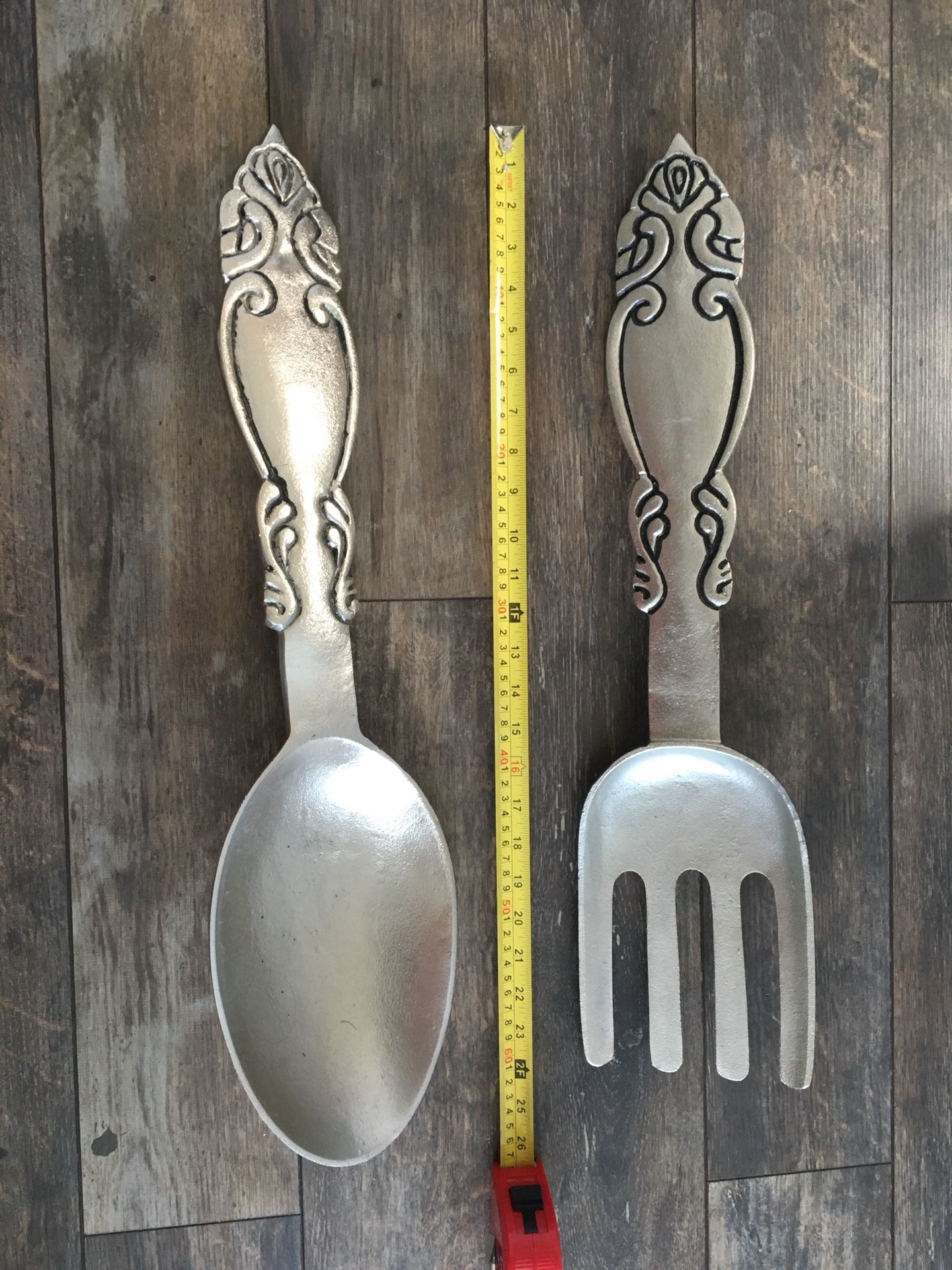 Decorative spoon and fork