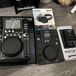 gemini dj mixer media player 