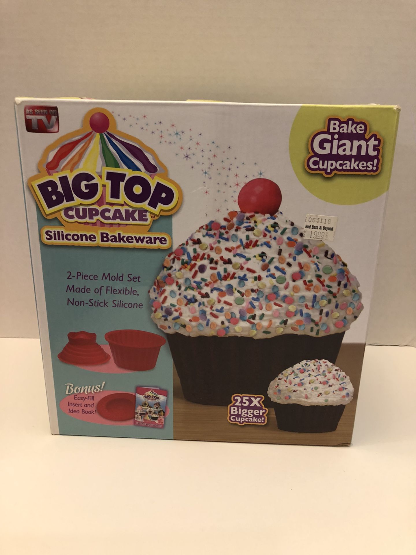 Giant Cupcake Silicone Bakeware *Like new*