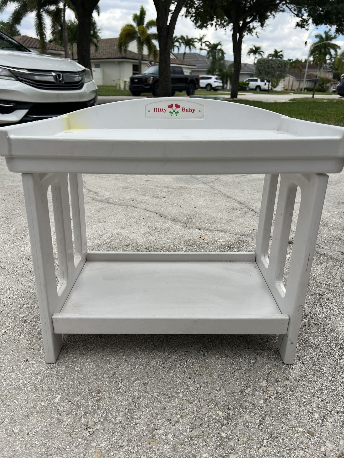 American Girl Bitty Baby Retired Changing Table