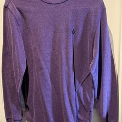 Volcom Men’s Waffle Knit Long Sleeve Thermal Shirt Size Small