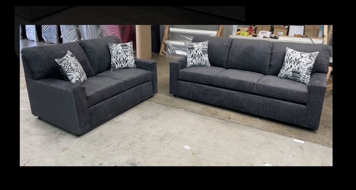 Brand New Super Plush Comfy Sofa Loveseat Set