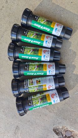 ****FREE *** 6 Rain Bird Sprinklers
