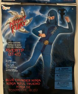 Kids XS Halloween Ninja costume