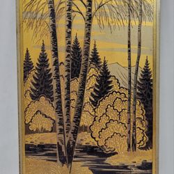 Zlatoust Vintage Metal Art Plaque made in USSR