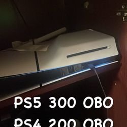PS5 300 OBO & PS4 200 OBO