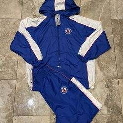 Vintage New World Soccer ⚽️ Cruz Azul Track Suit Windbreaker & Pants Size XL